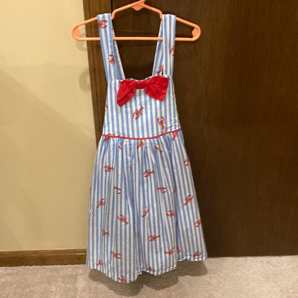 🆕 Tommy Bahama dress, 🦞 detail, sailor girl size 7